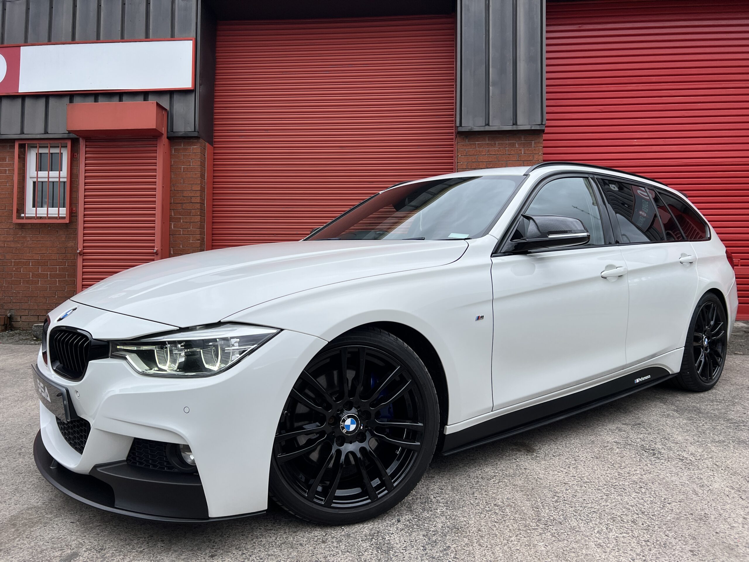 2015 65 BMW 335d M Sport Touring xDrive *RED LEATHER-M KIT-HIGH BEAM ASSIST-FSH*