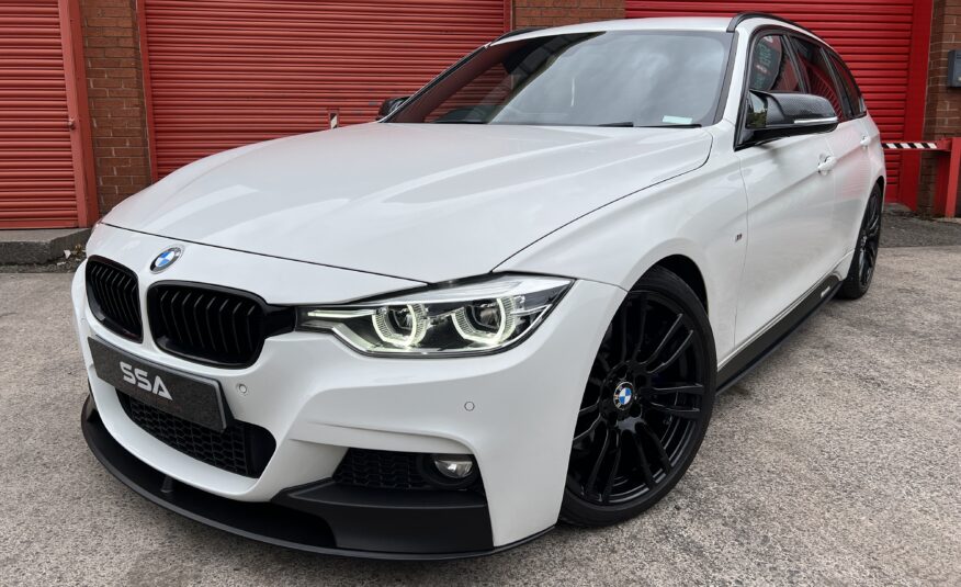 2015 65 BMW 335d M Sport Touring xDrive *RED LEATHER-M KIT-HIGH BEAM ASSIST-FSH*