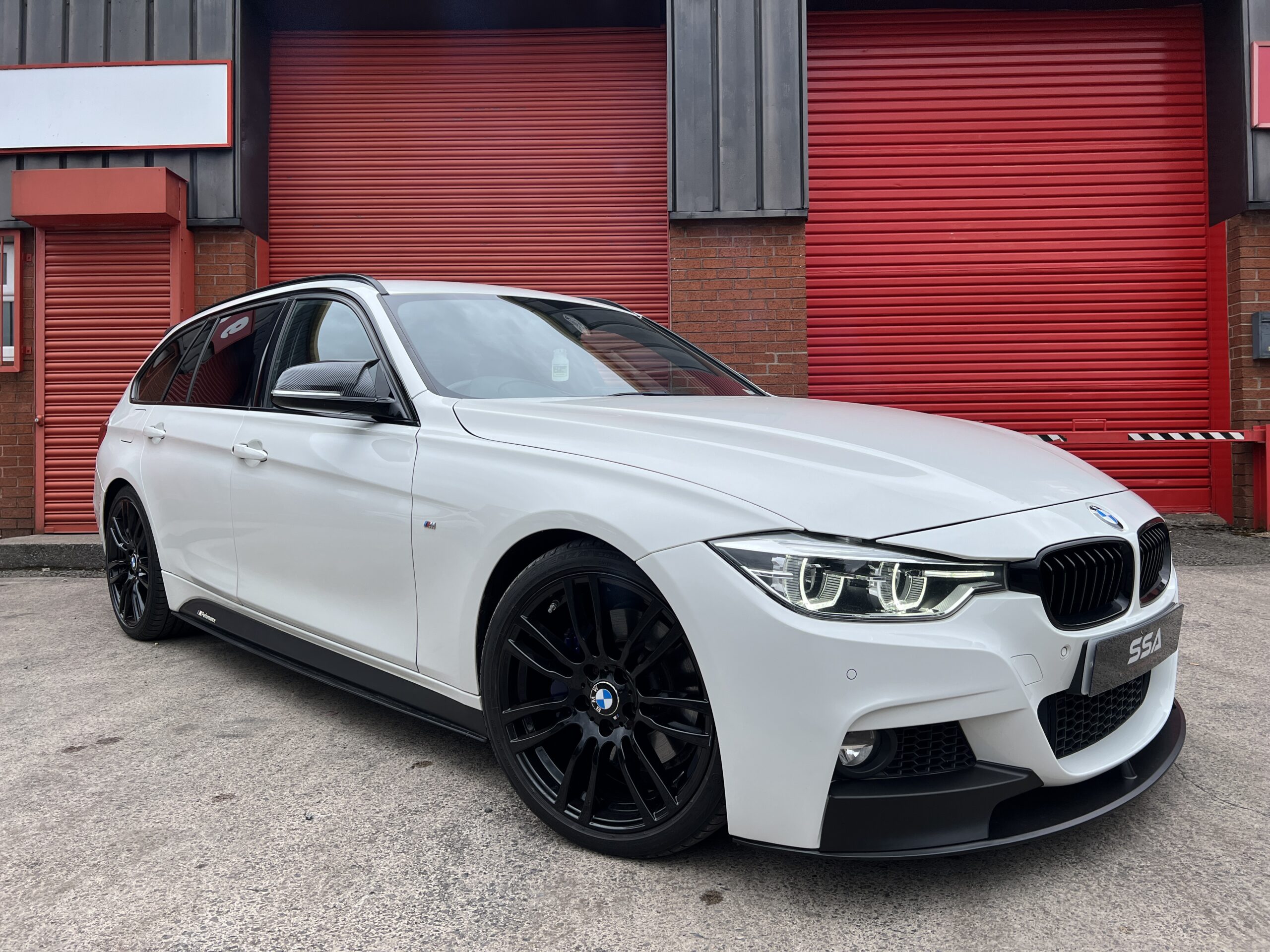 2015 65 BMW 335d M Sport Touring xDrive *RED LEATHER-M KIT-HIGH BEAM ASSIST-FSH*