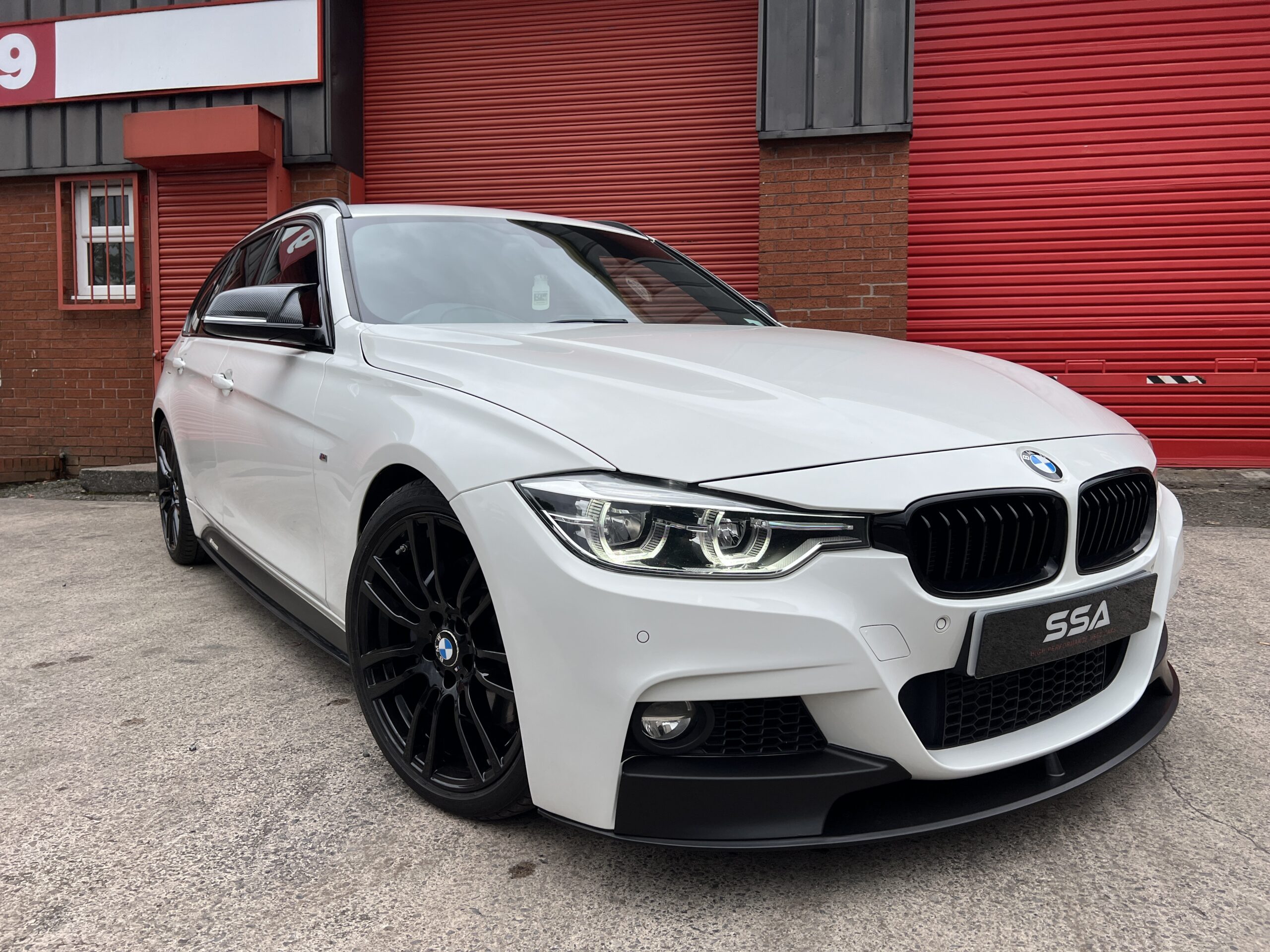 2015 65 BMW 335d M Sport Touring xDrive *RED LEATHER-M KIT-HIGH BEAM ASSIST-FSH*