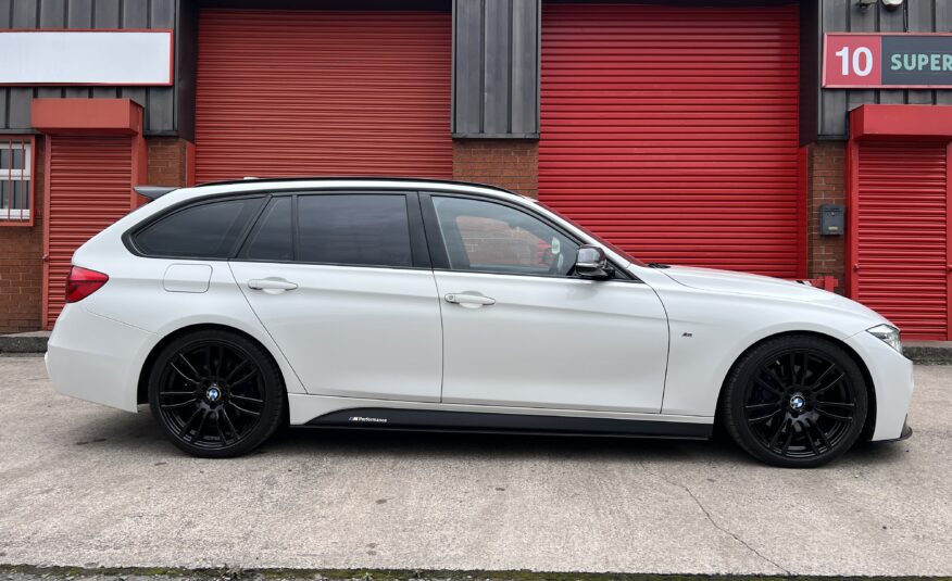2015 65 BMW 335d M Sport Touring xDrive *RED LEATHER-M KIT-HIGH BEAM ASSIST-FSH*