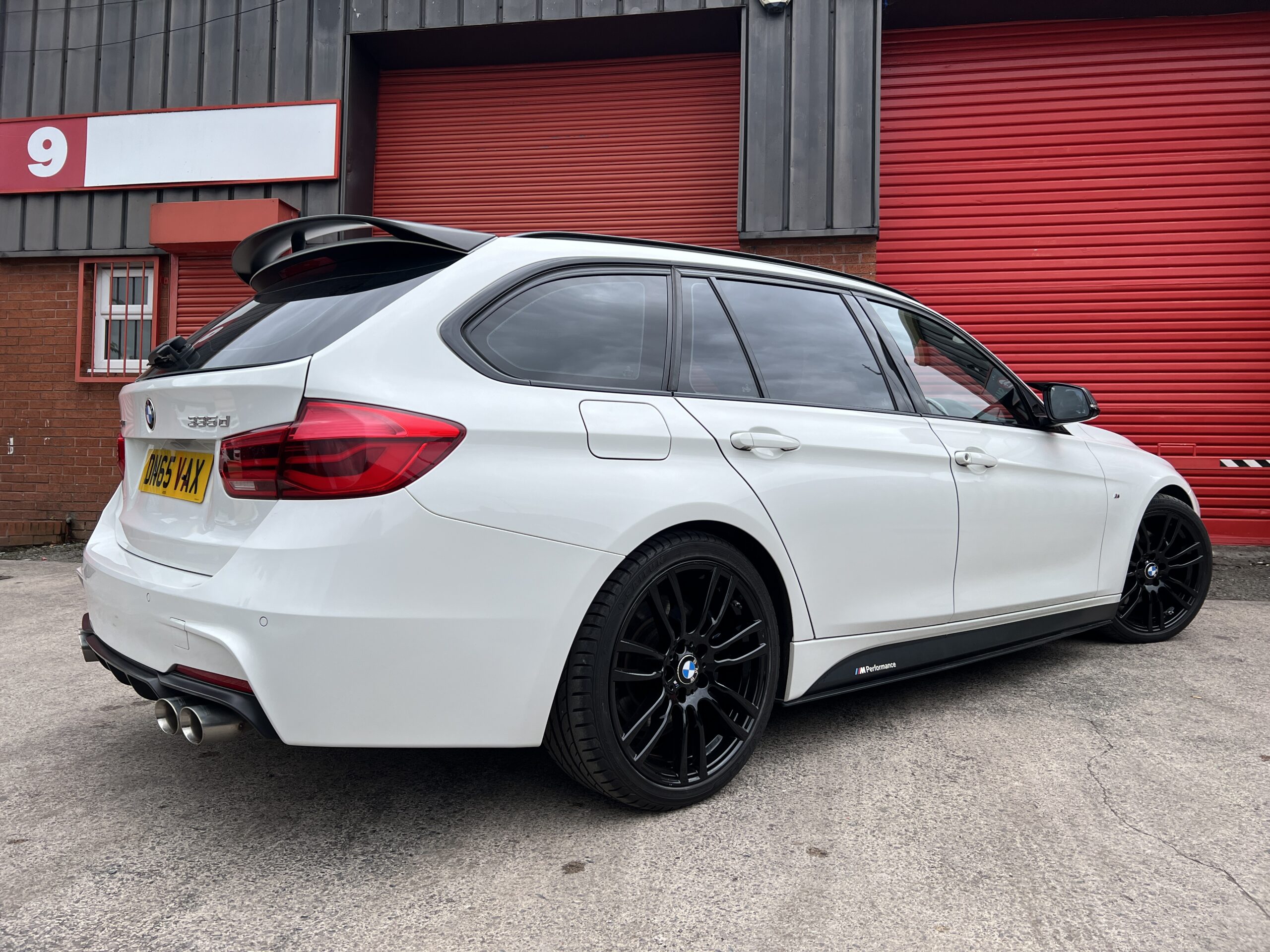 2015 65 BMW 335d M Sport Touring xDrive *RED LEATHER-M KIT-HIGH BEAM ASSIST-FSH*