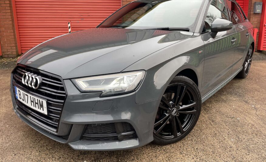 2017 Audi A3 2.0 TDI S Line Sportback S Tronic *NANO GREY-CARPLAY-NAV-AUTO*5 Door