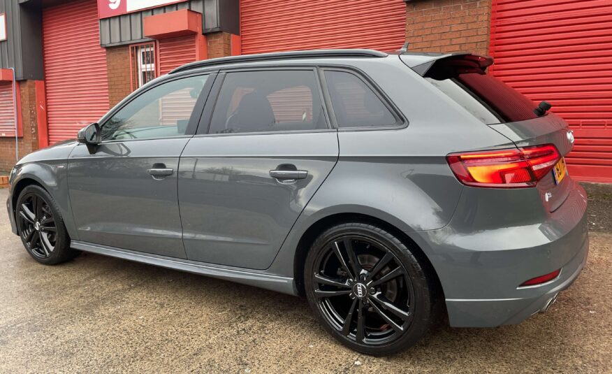2017 Audi A3 2.0 TDI S Line Sportback S Tronic *NANO GREY-CARPLAY-NAV-AUTO*5 Door