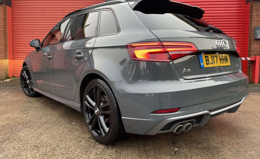 2017 Audi A3 2.0 TDI S Line Sportback S Tronic *NANO GREY-CARPLAY-NAV-AUTO*5 Door