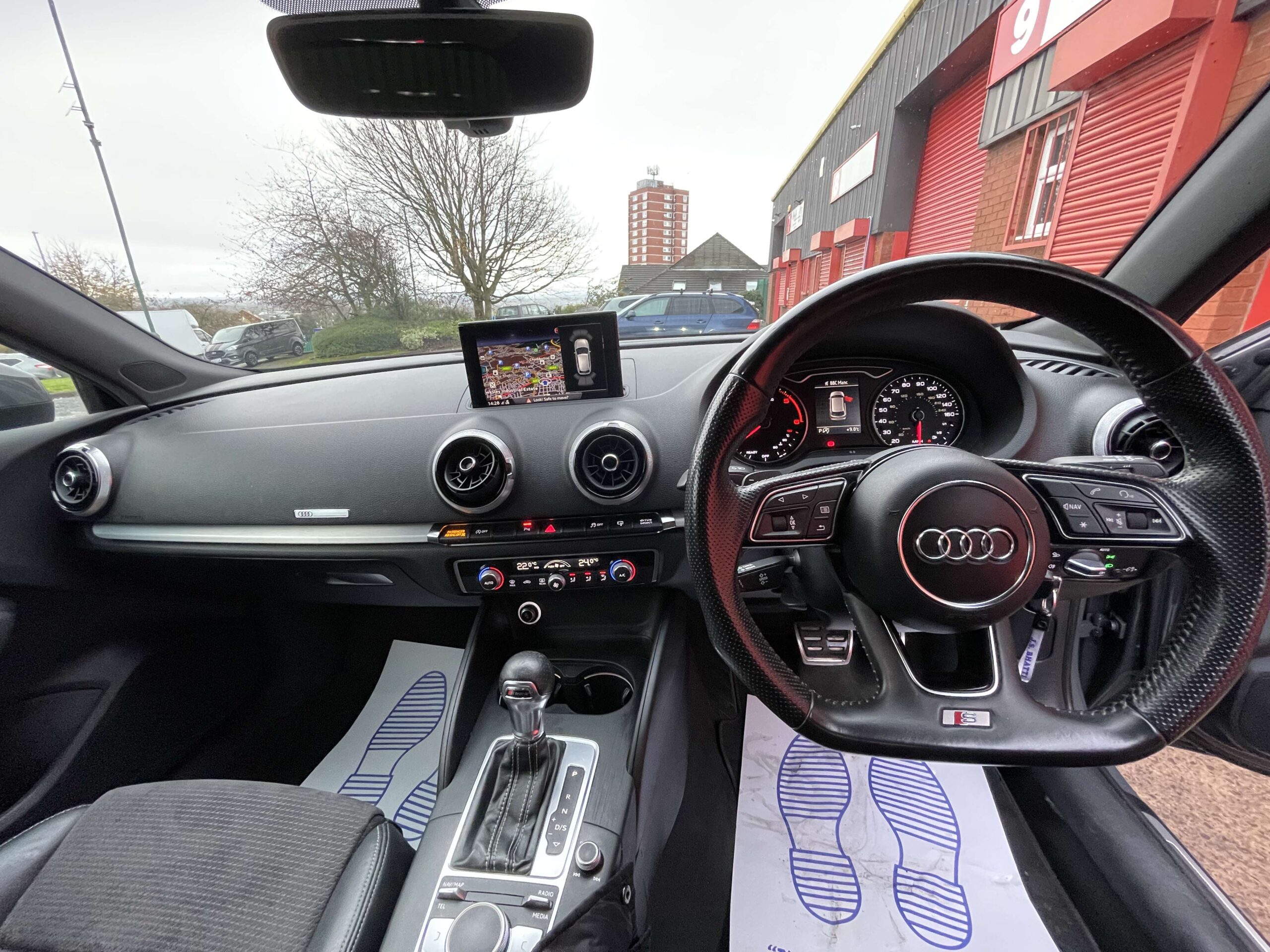 2017 Audi A3 2.0 TDI S Line Sportback S Tronic *NANO GREY-CARPLAY-NAV-AUTO*5 Door