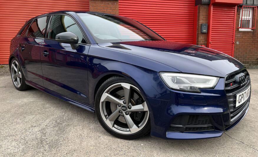 2017 AUDI S3 BLACK EDITION QUATTRO S TRONIC SPORTBACK *B&O-HEATED SEATS-VIRTUAL DASH*