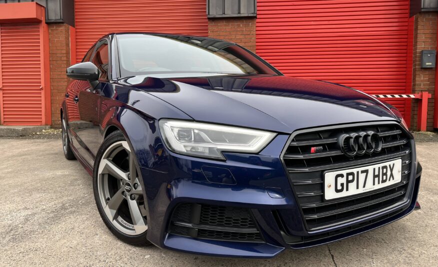 2017 AUDI S3 BLACK EDITION QUATTRO S TRONIC SPORTBACK *B&O-HEATED SEATS-VIRTUAL DASH*