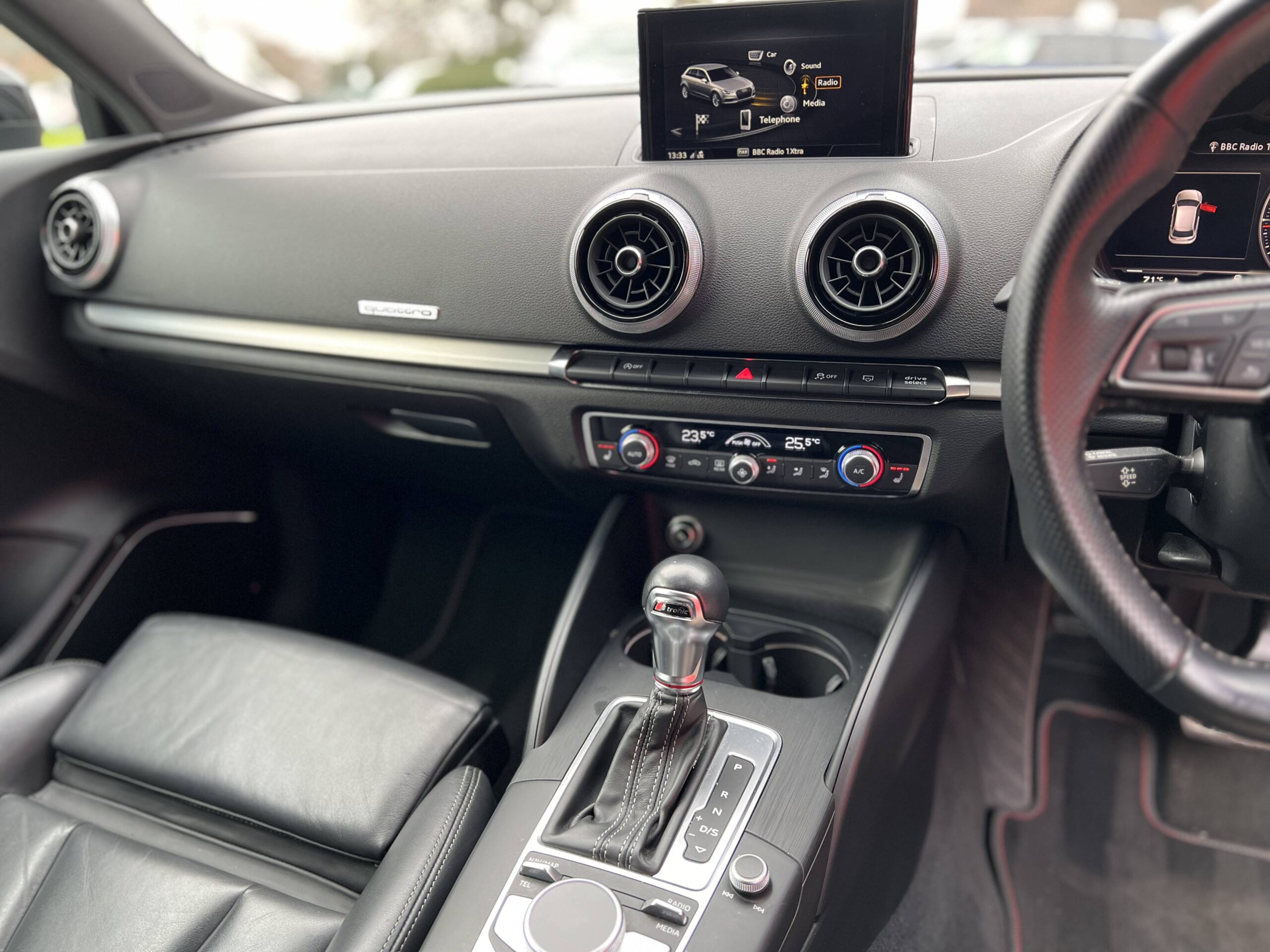 2017 AUDI S3 BLACK EDITION QUATTRO S TRONIC SPORTBACK *B&O-HEATED SEATS-VIRTUAL DASH*