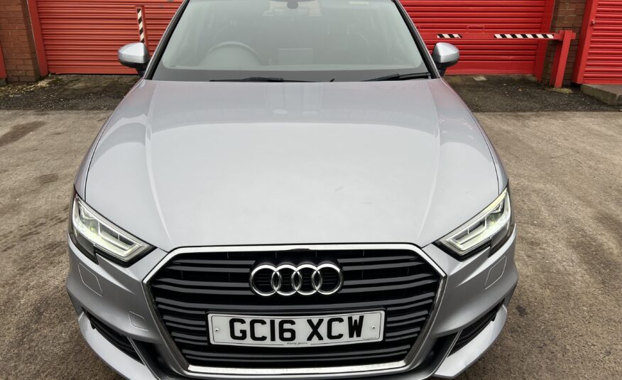 2016 Audi A3 2.0 TDI S line Sportback S Tronic *CARPLAY-NAV-FACELIFT-AUTO*5 Door