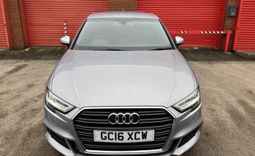 2016 Audi A3 2.0 TDI S line Sportback S Tronic *CARPLAY-NAV-FACELIFT-AUTO*5 Door