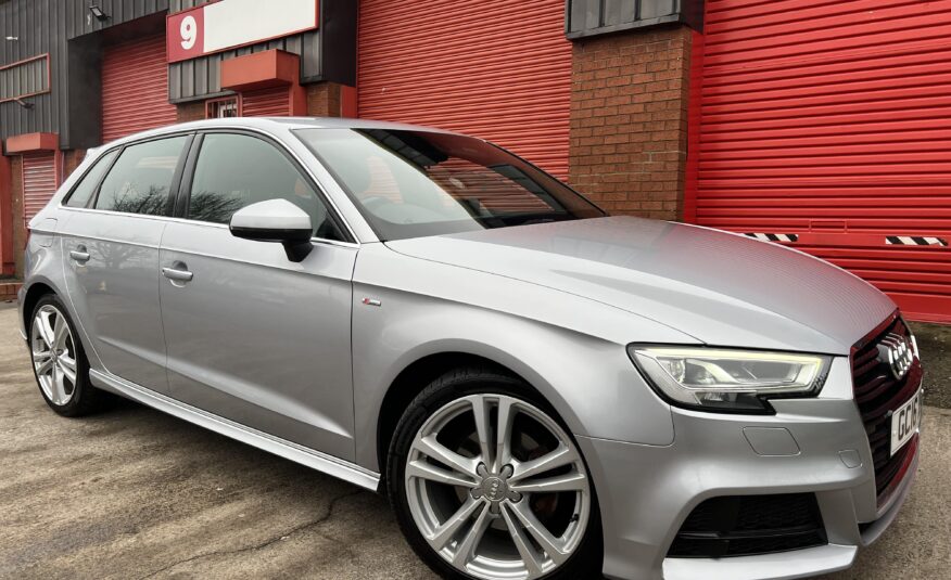 2016 Audi A3 2.0 TDI S line Sportback S Tronic *CARPLAY-NAV-FACELIFT-AUTO*5 Door