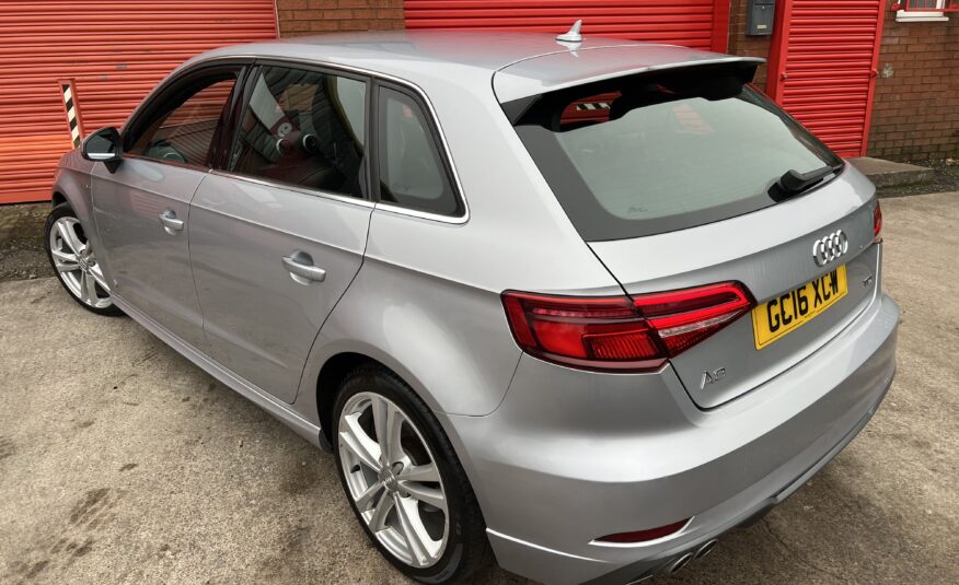 2016 Audi A3 2.0 TDI S line Sportback S Tronic *CARPLAY-NAV-FACELIFT-AUTO*5 Door