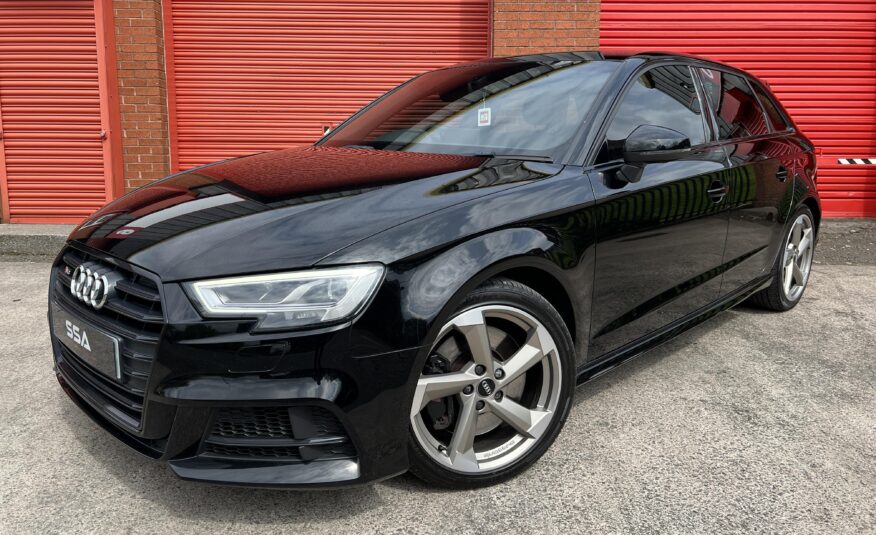2017 AUDI S3 BLACK EDITION QUATTRO S TRONIC SPORTBACK *B&O-HTD SEATS-1 P/O*