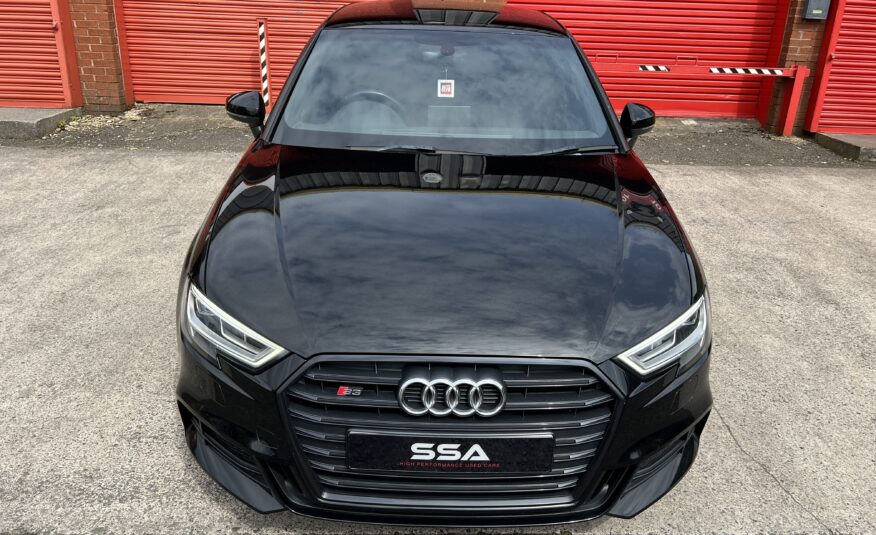2017 AUDI S3 BLACK EDITION QUATTRO S TRONIC SPORTBACK *B&O-HTD SEATS-1 P/O*
