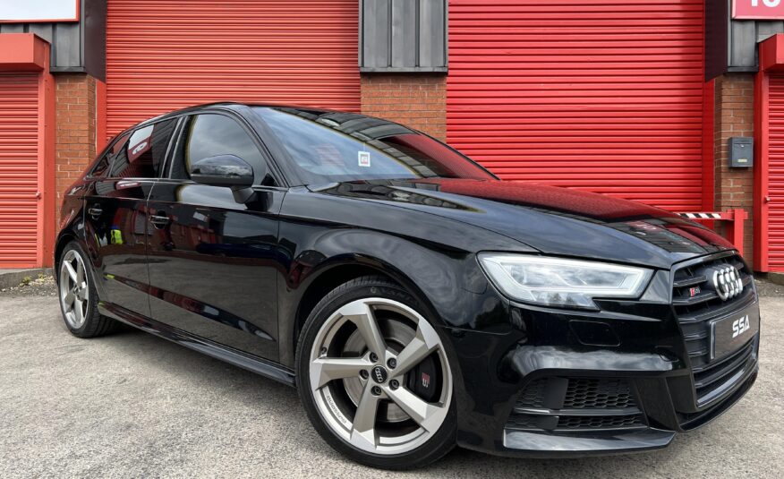 2017 AUDI S3 BLACK EDITION QUATTRO S TRONIC SPORTBACK *B&O-HTD SEATS-1 P/O*