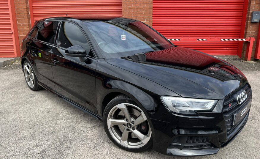 2017 AUDI S3 BLACK EDITION QUATTRO S TRONIC SPORTBACK *B&O-HTD SEATS-1 P/O*