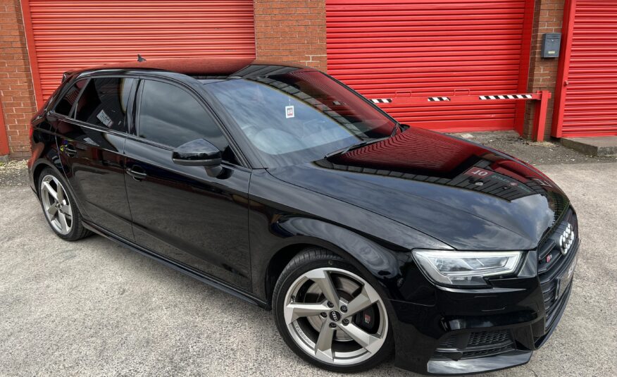 2017 AUDI S3 BLACK EDITION QUATTRO S TRONIC SPORTBACK *B&O-HTD SEATS-1 P/O*