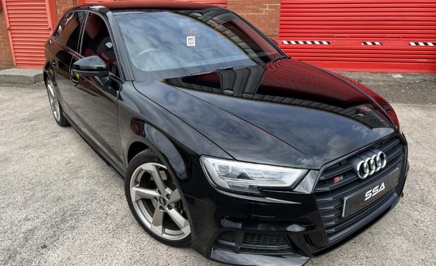 2017 AUDI S3 BLACK EDITION QUATTRO S TRONIC SPORTBACK *B&O-HTD SEATS-1 P/O*