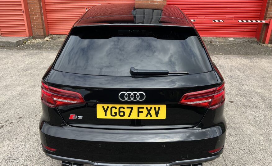 2017 AUDI S3 BLACK EDITION QUATTRO S TRONIC SPORTBACK *B&O-HTD SEATS-1 P/O*