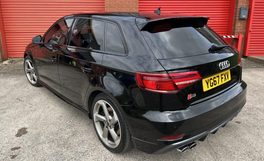 2017 AUDI S3 BLACK EDITION QUATTRO S TRONIC SPORTBACK *B&O-HTD SEATS-1 P/O*