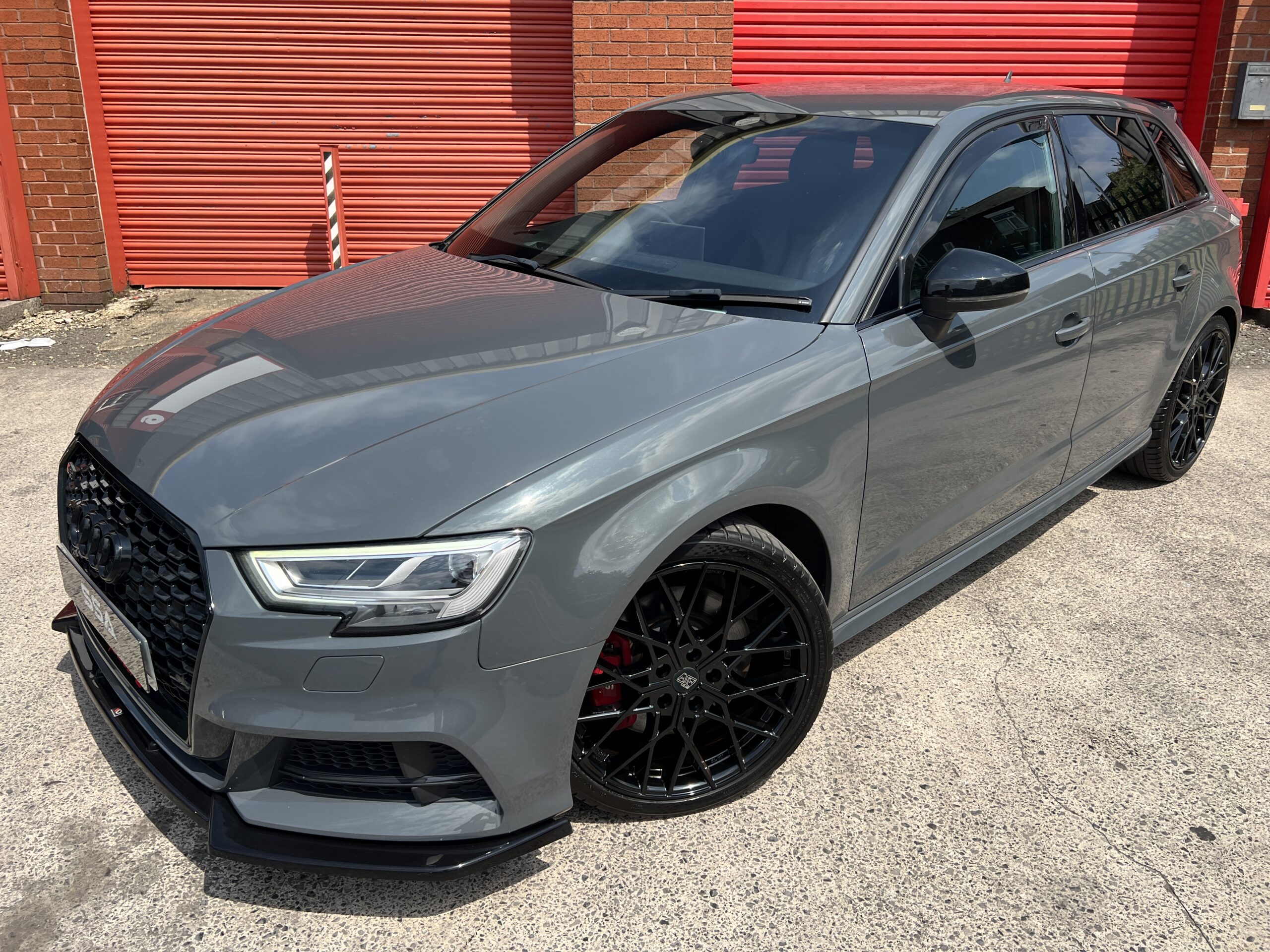 2018 Audi S3 Black Edition Quattro DSG AUTO 2.0 TFSI *NANO GREY + TECH PACK + RS3 GRILL* 5dr