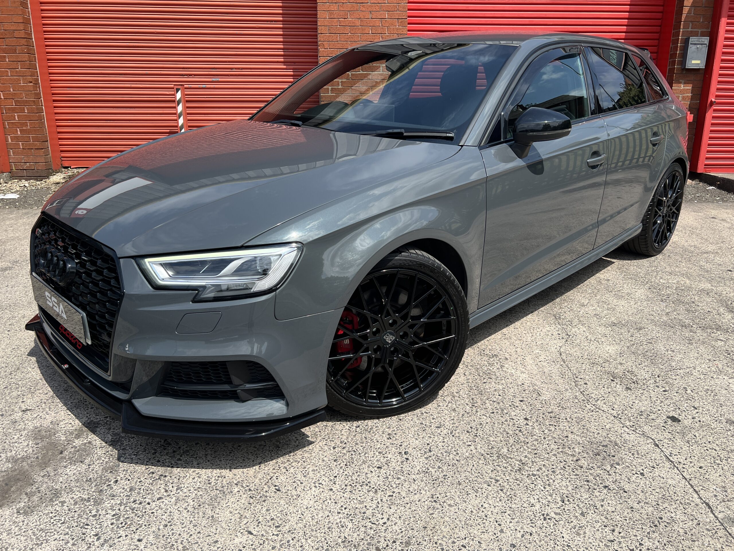 2018 Audi S3 Black Edition Quattro DSG AUTO 2.0 TFSI *NANO GREY + TECH PACK + RS3 GRILL* 5dr