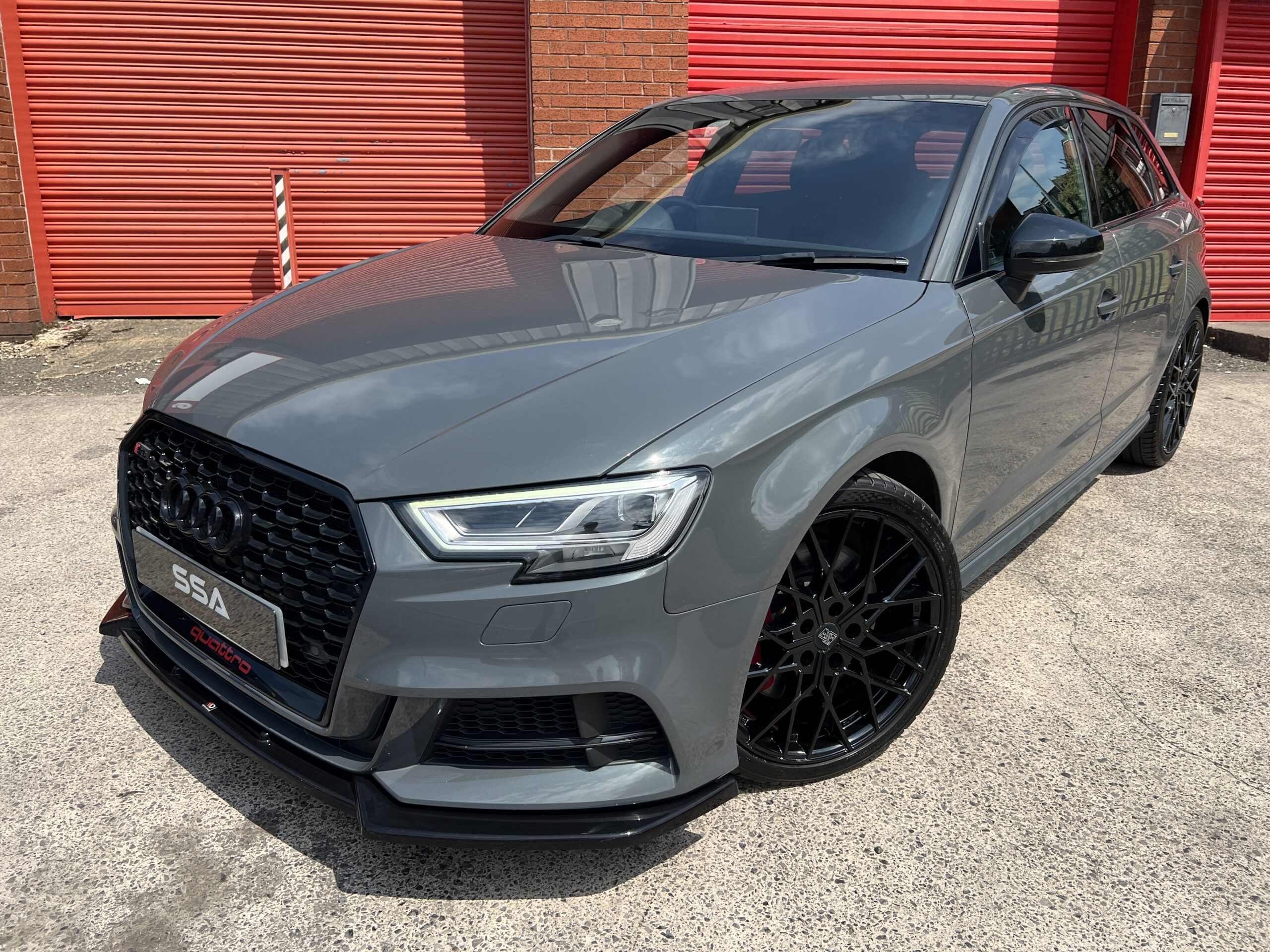 2018 Audi S3 Black Edition Quattro DSG AUTO 2.0 TFSI *NANO GREY + TECH PACK + RS3 GRILL* 5dr