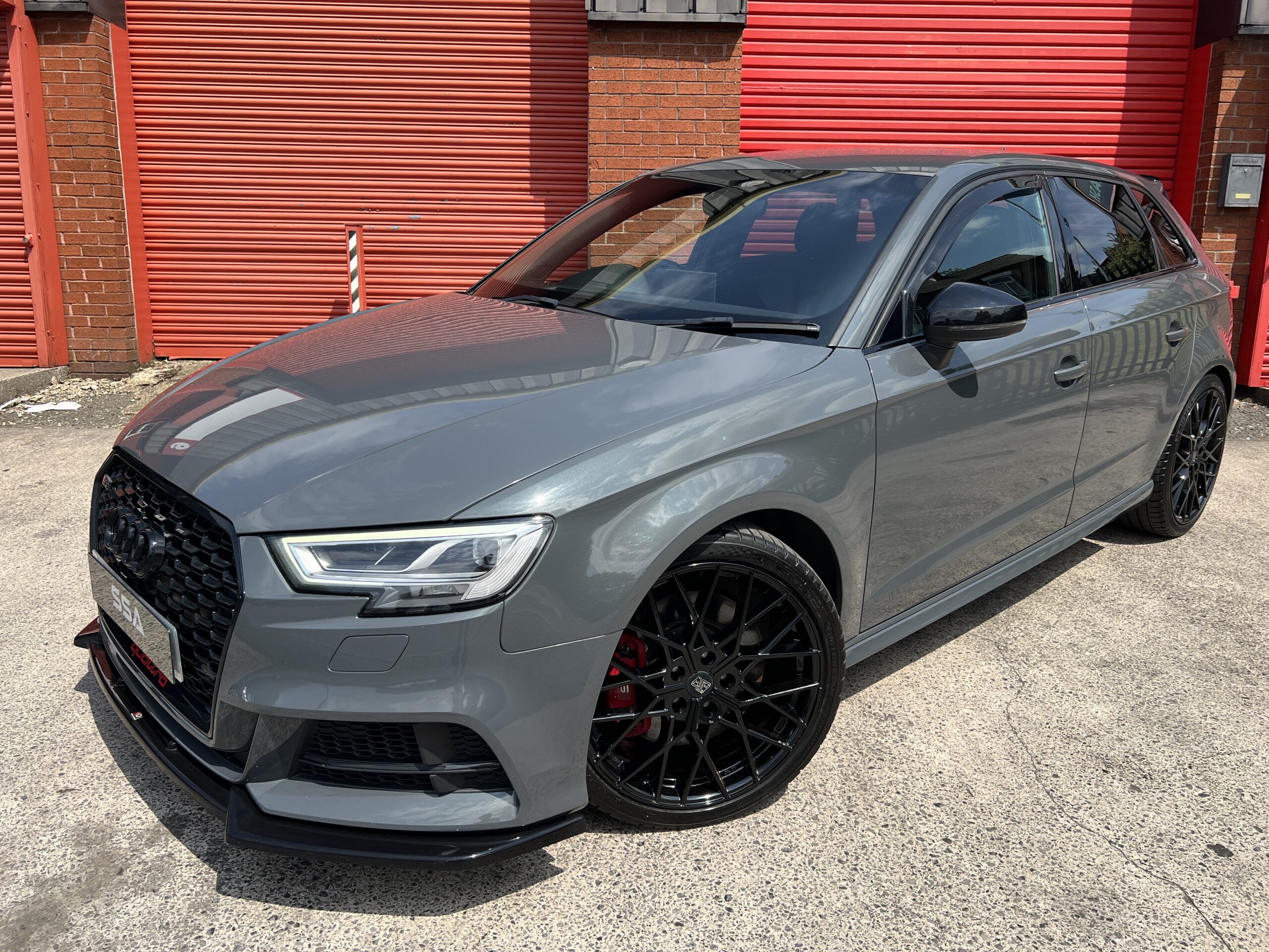 2018 Audi S3 Black Edition Quattro DSG AUTO 2.0 TFSI *NANO GREY + TECH PACK + RS3 GRILL* 5dr