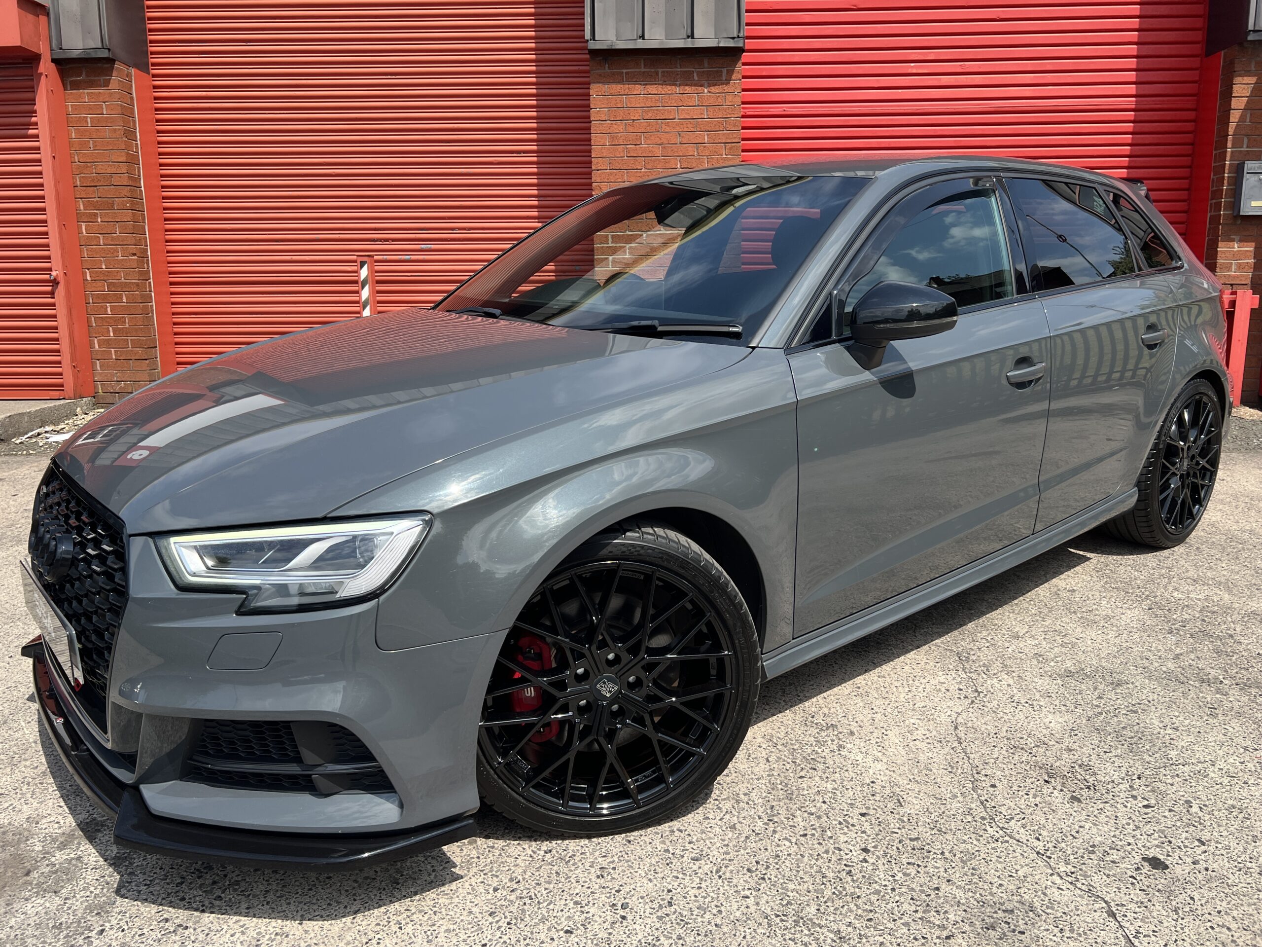 2018 Audi S3 Black Edition Quattro DSG AUTO 2.0 TFSI *NANO GREY + TECH PACK + RS3 GRILL* 5dr