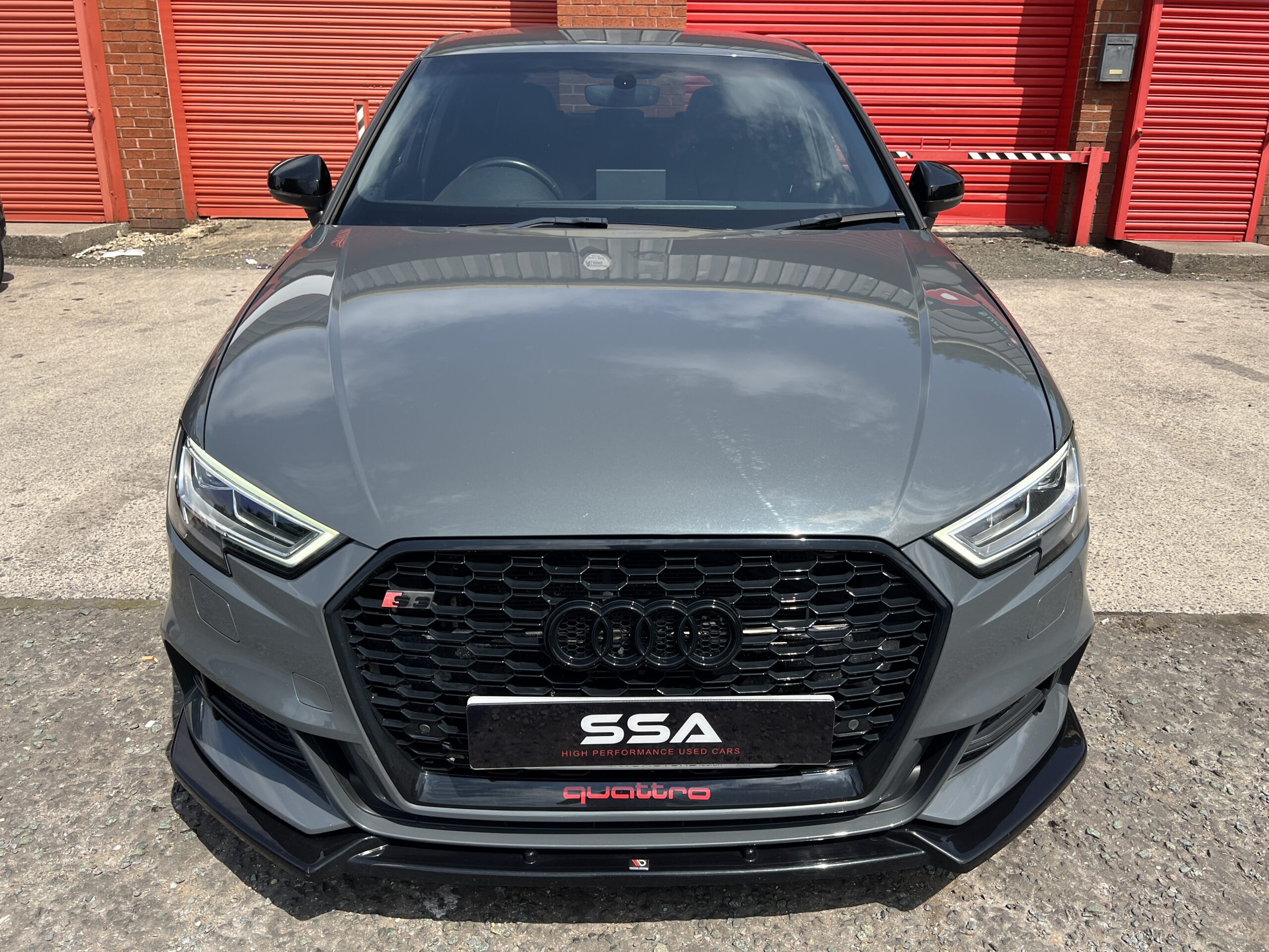2018 Audi S3 Black Edition Quattro DSG AUTO 2.0 TFSI *NANO GREY + TECH PACK + RS3 GRILL* 5dr