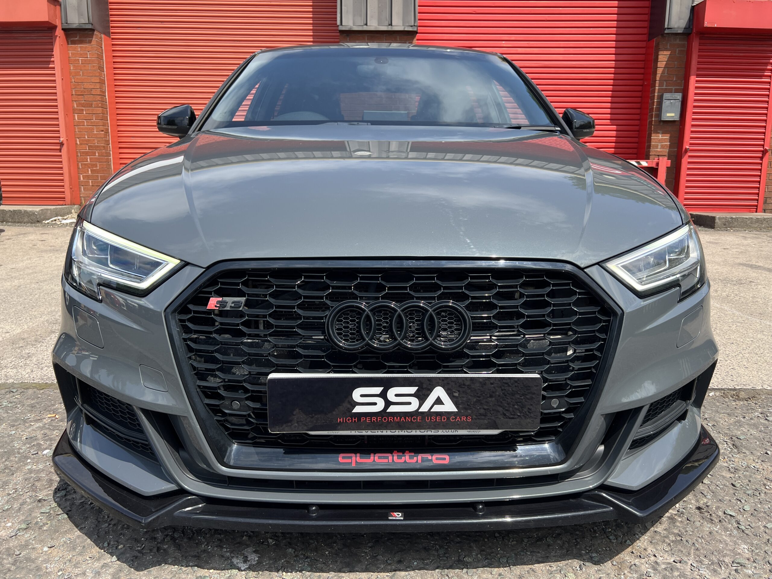 2018 Audi S3 Black Edition Quattro DSG AUTO 2.0 TFSI *NANO GREY + TECH PACK + RS3 GRILL* 5dr