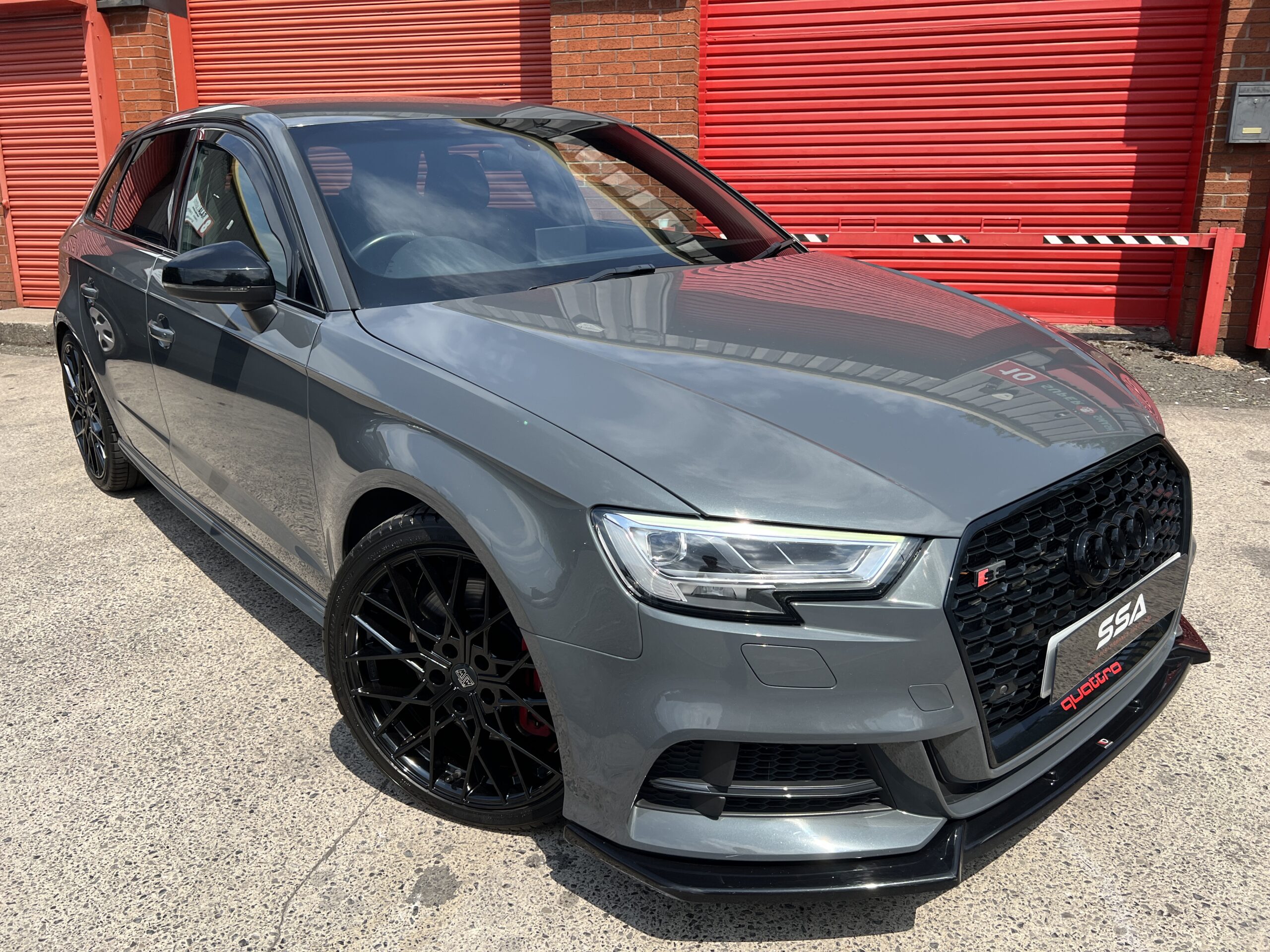 2018 Audi S3 Black Edition Quattro DSG AUTO 2.0 TFSI *NANO GREY + TECH PACK + RS3 GRILL* 5dr