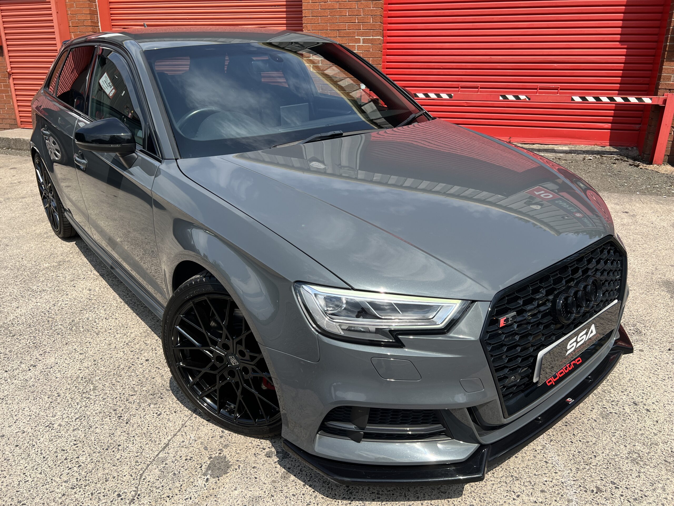 2018 Audi S3 Black Edition Quattro DSG AUTO 2.0 TFSI *NANO GREY + TECH PACK + RS3 GRILL* 5dr