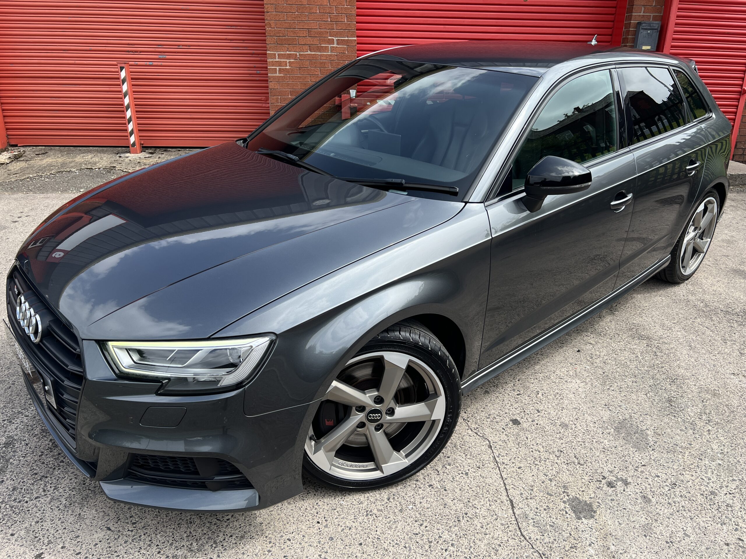 2018 Audi S3 Black Edition Quattro DSG AUTO 2.0 TFSI *DAYTONA GREY + TECH PACK + FOLDING MIRRORS* 5dr