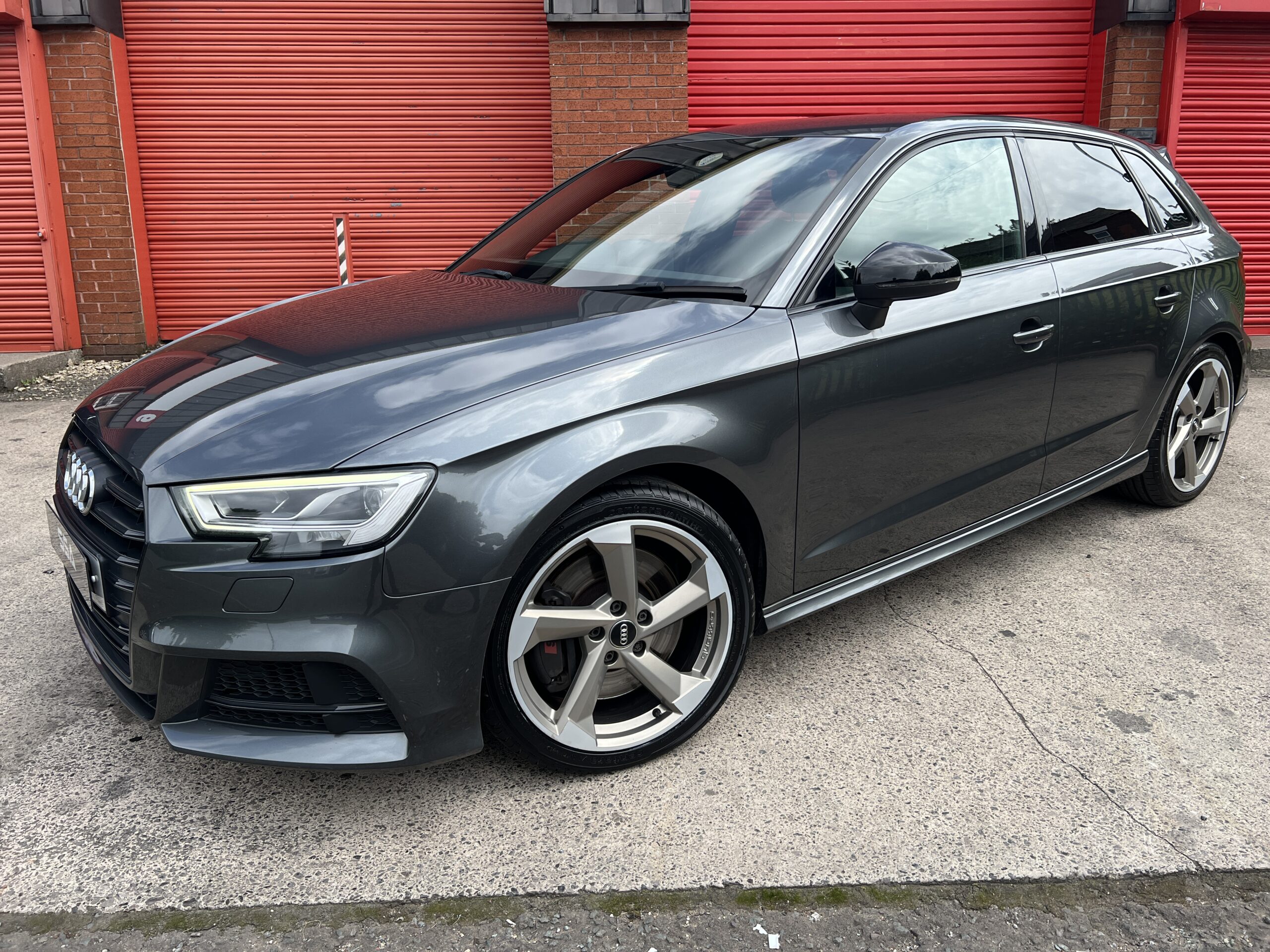 2018 Audi S3 Black Edition Quattro DSG AUTO 2.0 TFSI *DAYTONA GREY + TECH PACK + FOLDING MIRRORS* 5dr