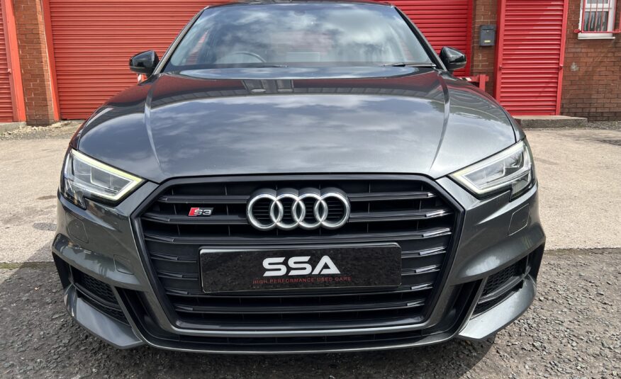 2018 Audi S3 Black Edition Quattro DSG AUTO 2.0 TFSI *DAYTONA GREY + TECH PACK + FOLDING MIRRORS* 5dr