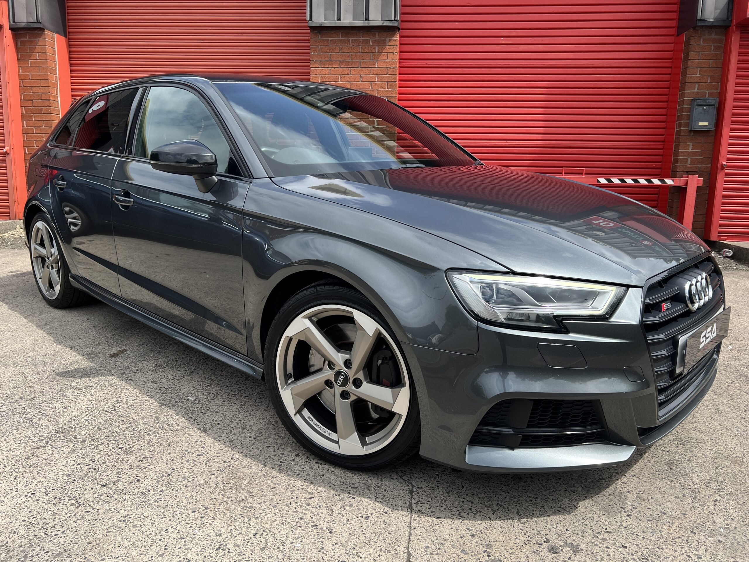 2018 Audi S3 Black Edition Quattro DSG AUTO 2.0 TFSI *DAYTONA GREY + TECH PACK + FOLDING MIRRORS* 5dr