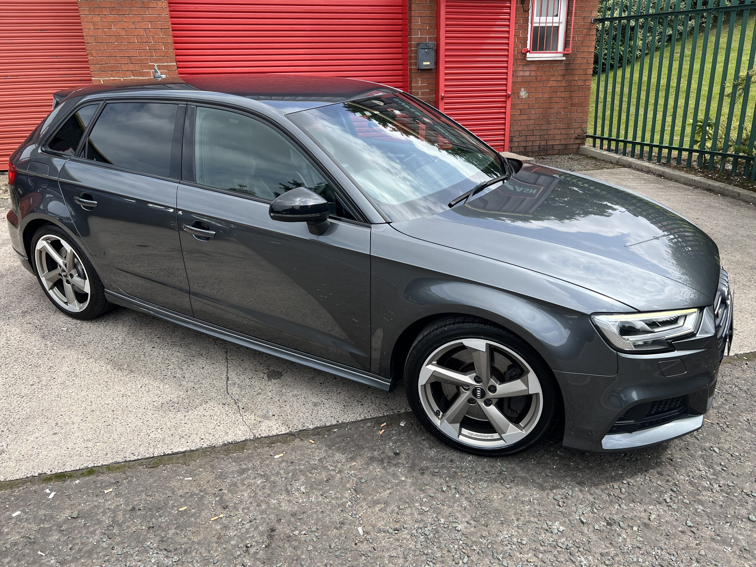 2018 Audi S3 Black Edition Quattro DSG AUTO 2.0 TFSI *DAYTONA GREY + TECH PACK + FOLDING MIRRORS* 5dr