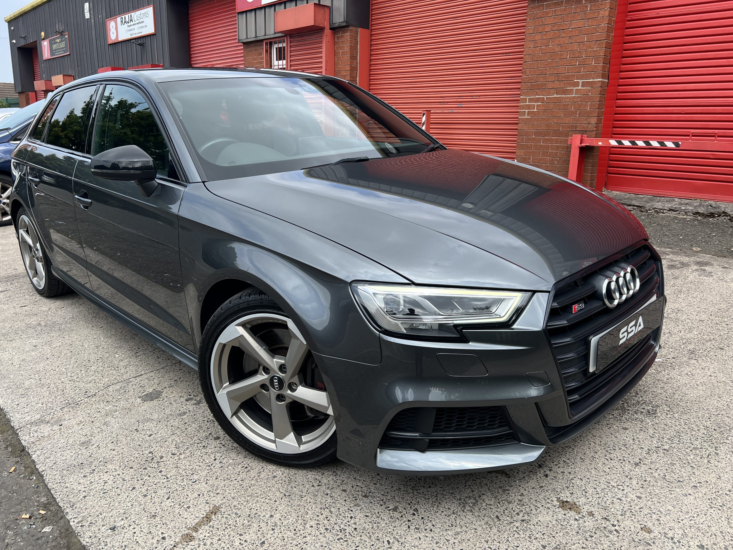 2018 Audi S3 Black Edition Quattro DSG AUTO 2.0 TFSI *DAYTONA GREY + TECH PACK + FOLDING MIRRORS* 5dr