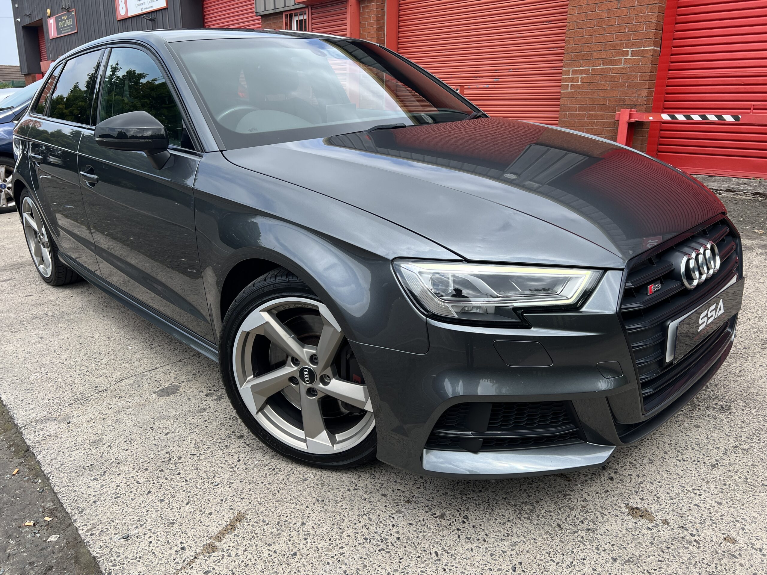 2018 Audi S3 Black Edition Quattro DSG AUTO 2.0 TFSI *DAYTONA GREY + TECH PACK + FOLDING MIRRORS* 5dr