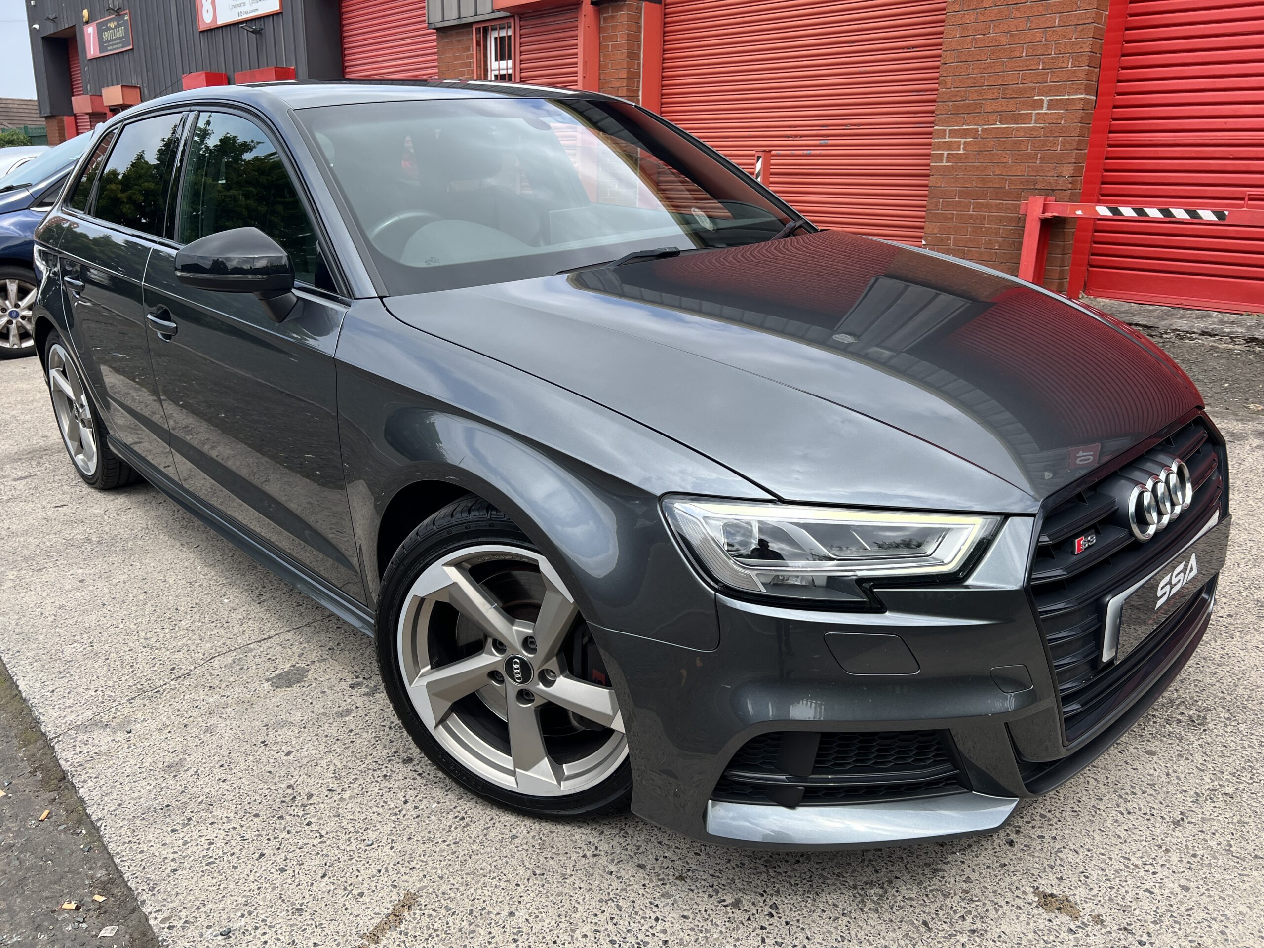 2018 Audi S3 Black Edition Quattro DSG AUTO 2.0 TFSI *DAYTONA GREY + TECH PACK + FOLDING MIRRORS* 5dr