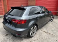 2018 Audi S3 Black Edition Quattro DSG AUTO 2.0 TFSI *DAYTONA GREY + TECH PACK + FOLDING MIRRORS* 5dr