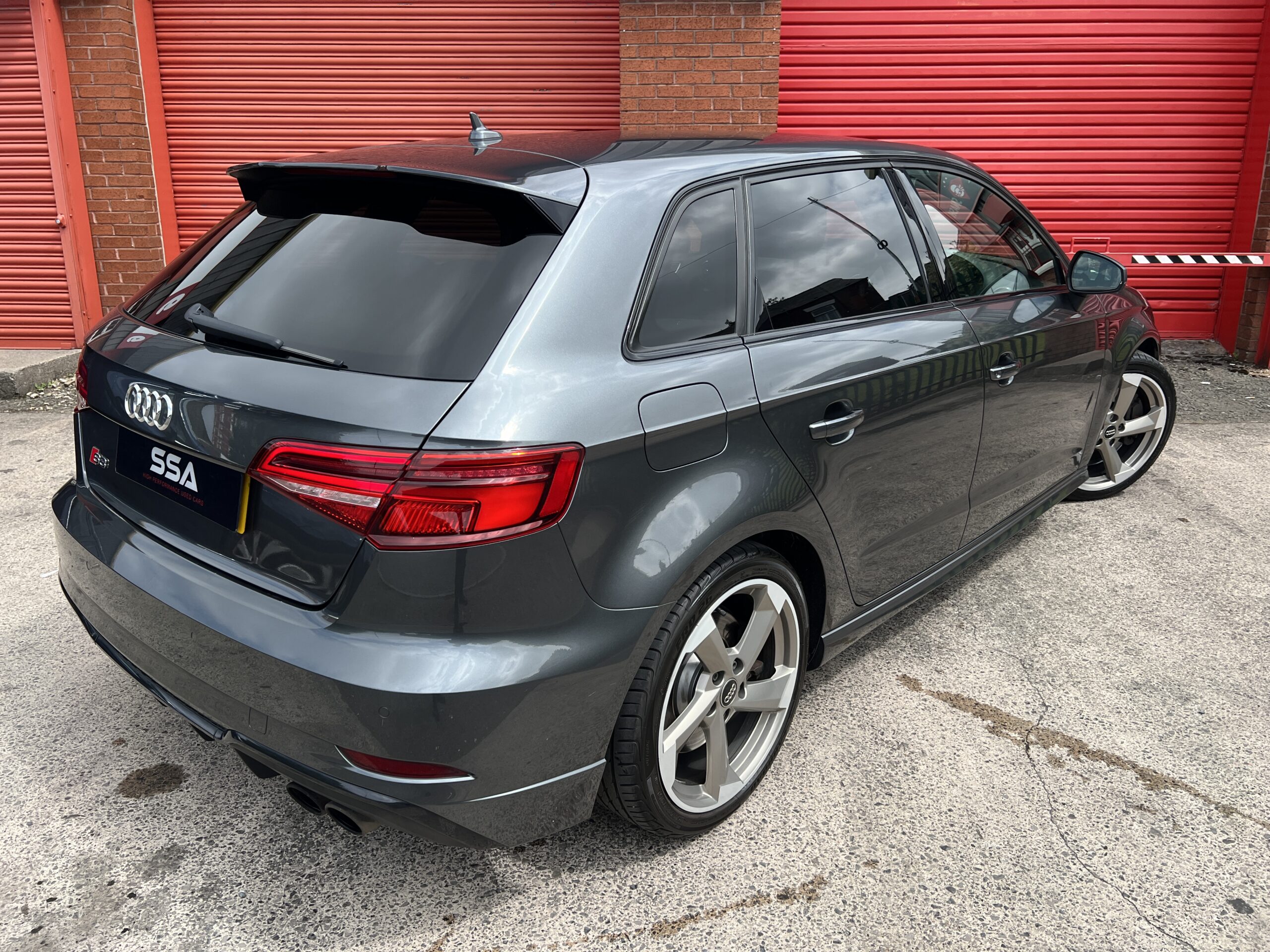 2018 Audi S3 Black Edition Quattro DSG AUTO 2.0 TFSI *DAYTONA GREY + TECH PACK + FOLDING MIRRORS* 5dr