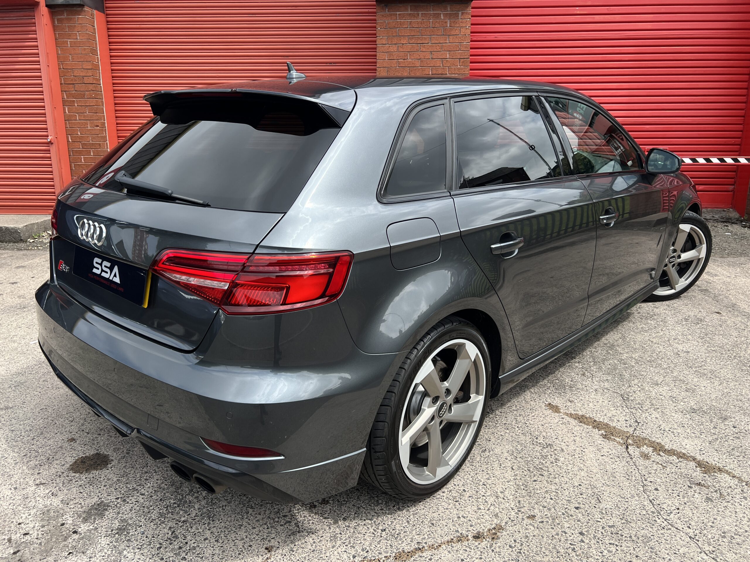 2018 Audi S3 Black Edition Quattro DSG AUTO 2.0 TFSI *DAYTONA GREY + TECH PACK + FOLDING MIRRORS* 5dr