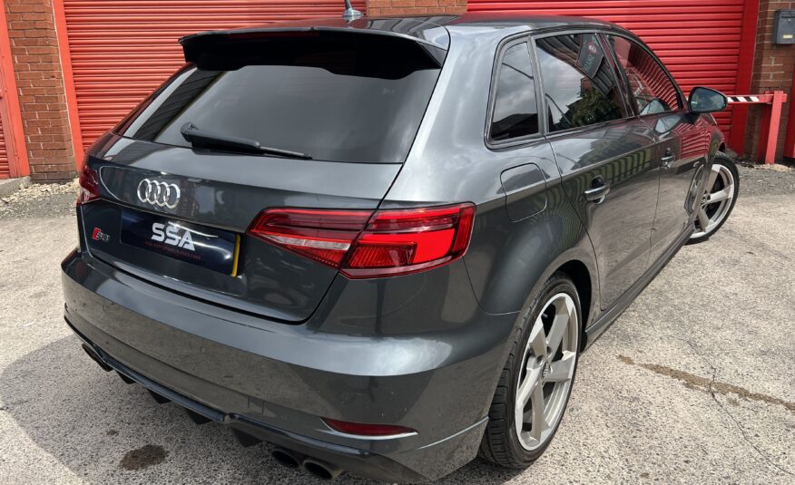 2018 Audi S3 Black Edition Quattro DSG AUTO 2.0 TFSI *DAYTONA GREY + TECH PACK + FOLDING MIRRORS* 5dr