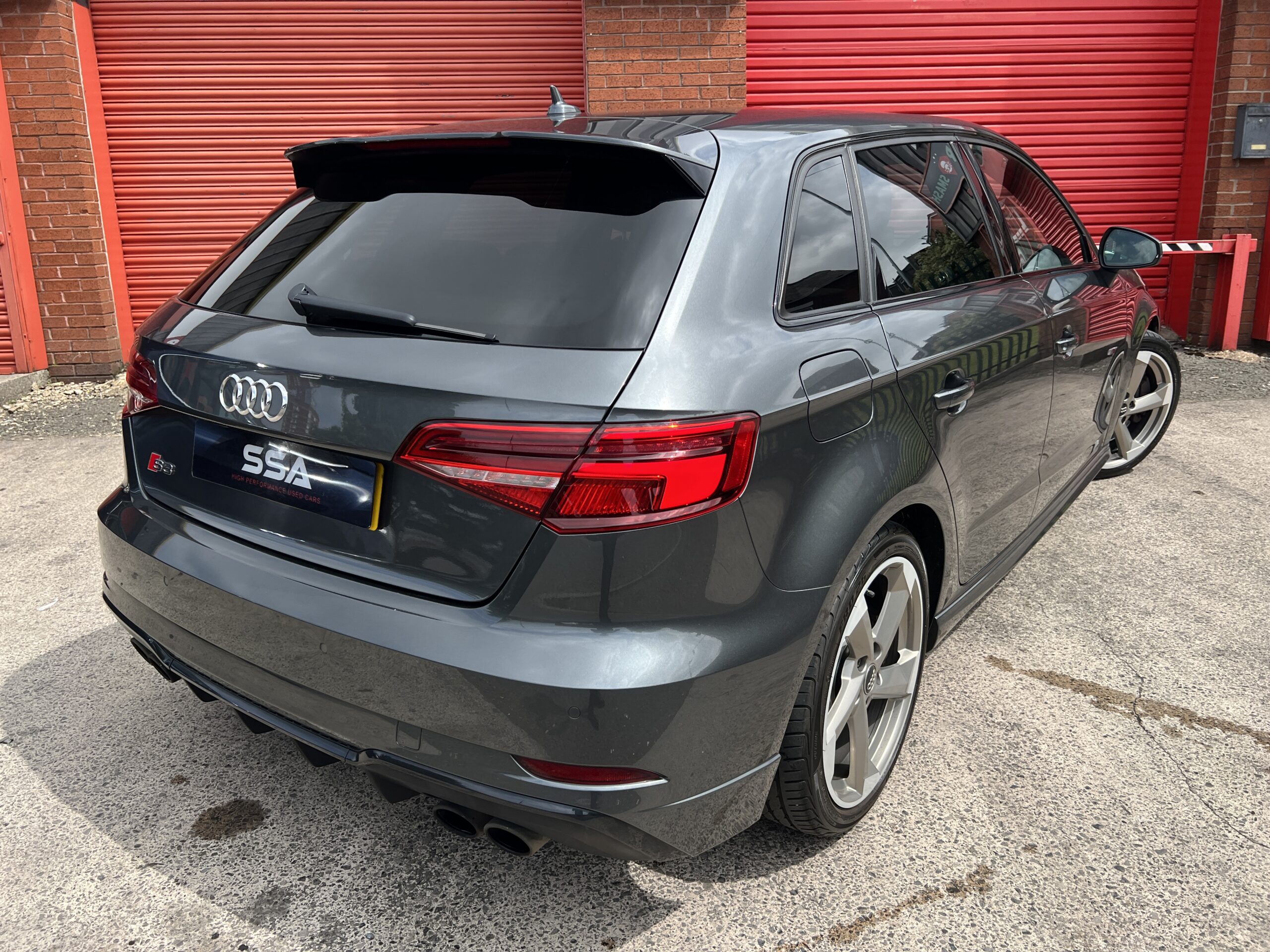 2018 Audi S3 Black Edition Quattro DSG AUTO 2.0 TFSI *DAYTONA GREY + TECH PACK + FOLDING MIRRORS* 5dr