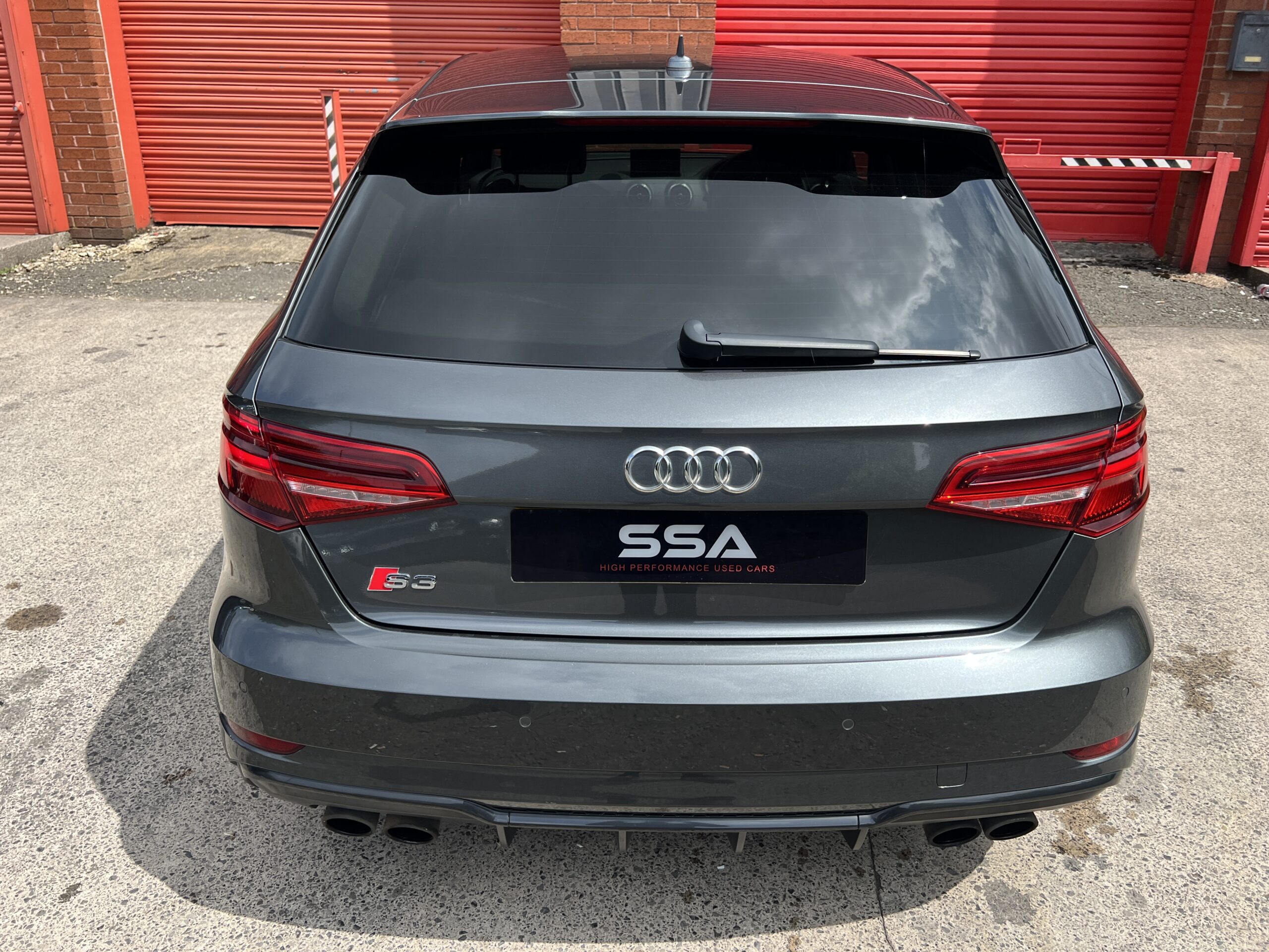 2018 Audi S3 Black Edition Quattro DSG AUTO 2.0 TFSI *DAYTONA GREY + TECH PACK + FOLDING MIRRORS* 5dr