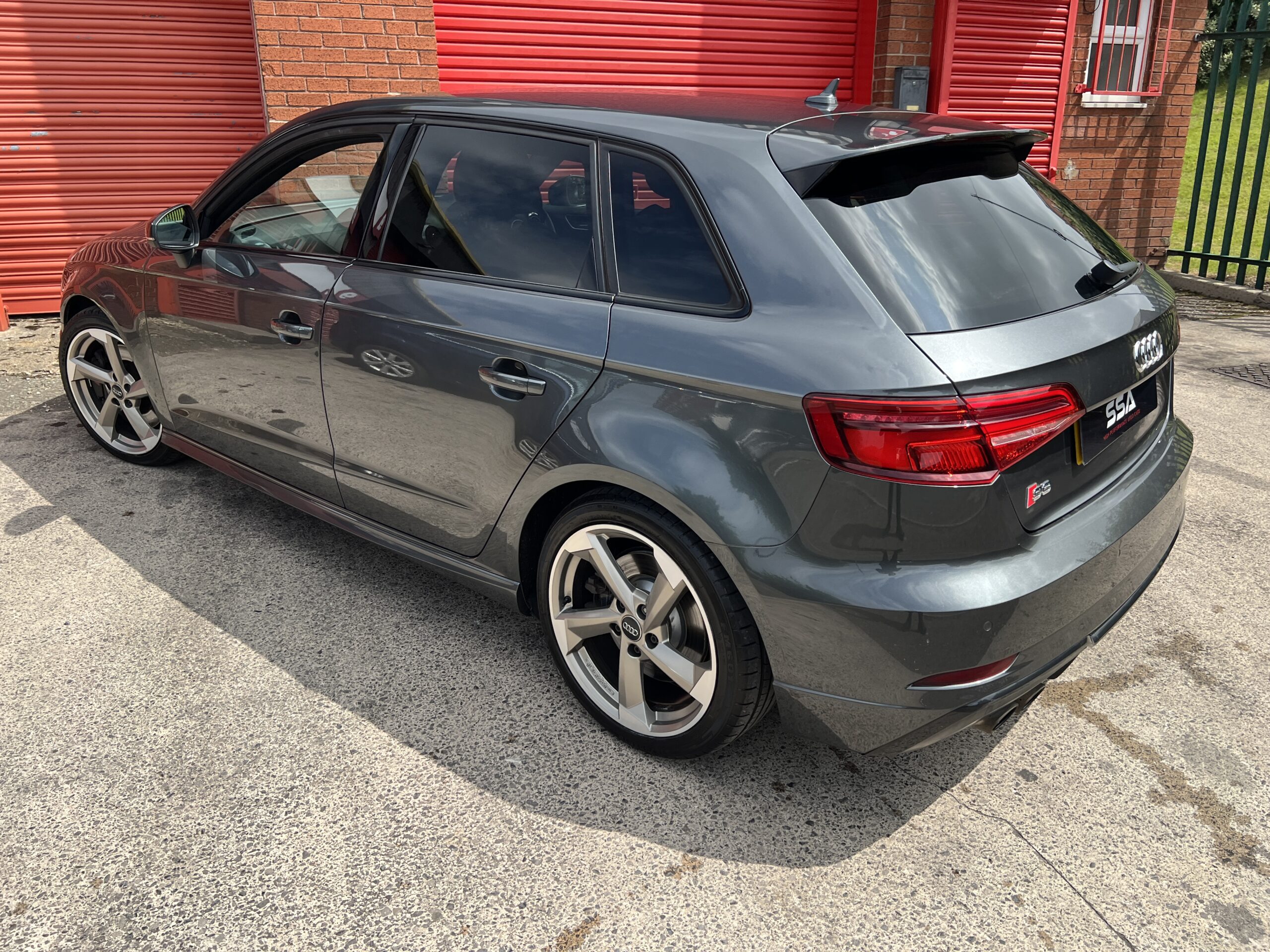 2018 Audi S3 Black Edition Quattro DSG AUTO 2.0 TFSI *DAYTONA GREY + TECH PACK + FOLDING MIRRORS* 5dr