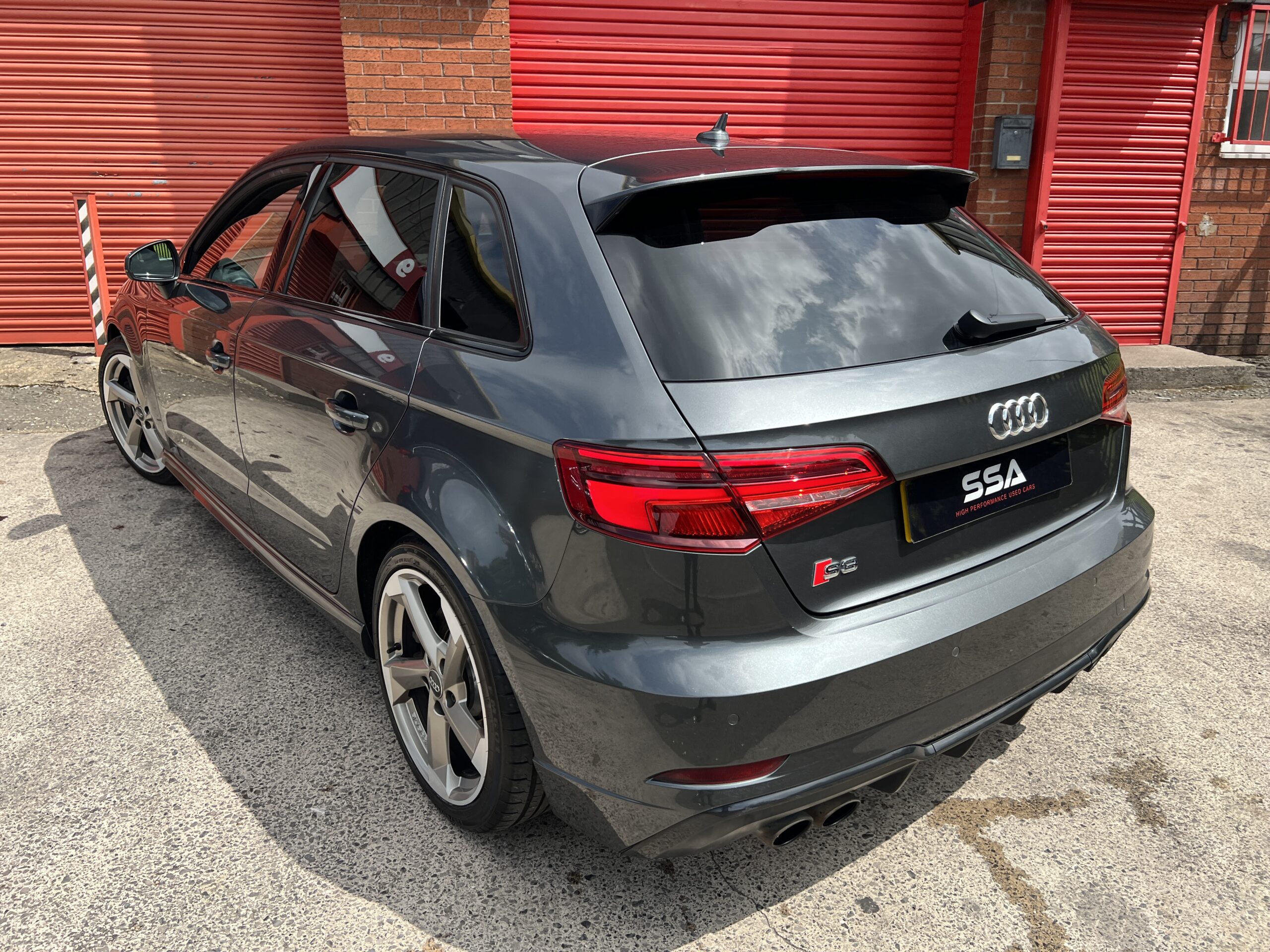 2018 Audi S3 Black Edition Quattro DSG AUTO 2.0 TFSI *DAYTONA GREY + TECH PACK + FOLDING MIRRORS* 5dr